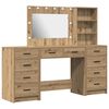 vidaXL Plafondtafel 3 pcs Artisan Eiken 78,5 x 41 x 135 cm