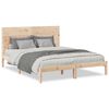 vidaXL Bedframe extra lang zonder matras massief hout 160x220 cm