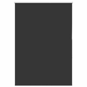 vidaXL Rolgordijn verduisterend 115x130 cm stofbreedte 110,7 cm zwart