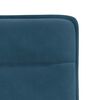 vidaXL Eetkamerstoelen 4 st fluweel blauw