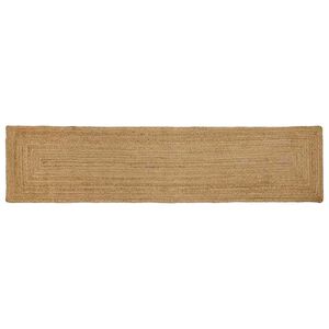 vidaXL Gebied Tapijt Beige 60 x 400 cm Jute
