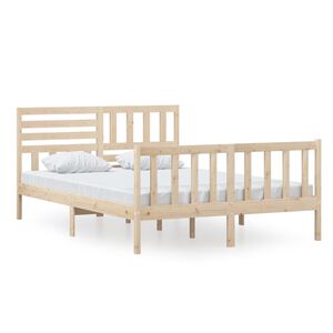 vidaXL Bedframe massief hout 140x200 cm
