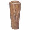 vidaXL Decoratievaas 40x100 cm massief teakhout