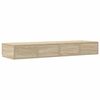 vidaXL Bedlades Sonoma Eiken 120 x 36,5 x 16,5 cm Bewerkt hout