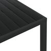 vidaXL Tuintafel 185x90x74 cm aluminium en HKC zwart