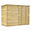 vidaXL Fietsschuur 232x110x170 cm ge&iuml;mpregneerd grenenhout