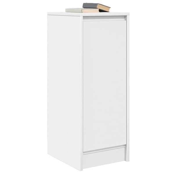 vidaXL Dressoir 29,5x34x76 cm spaanplaat wit