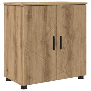 vidaXL Badkamer Kast met opslag Artisan Eiken 61 x 35 x 64 cm