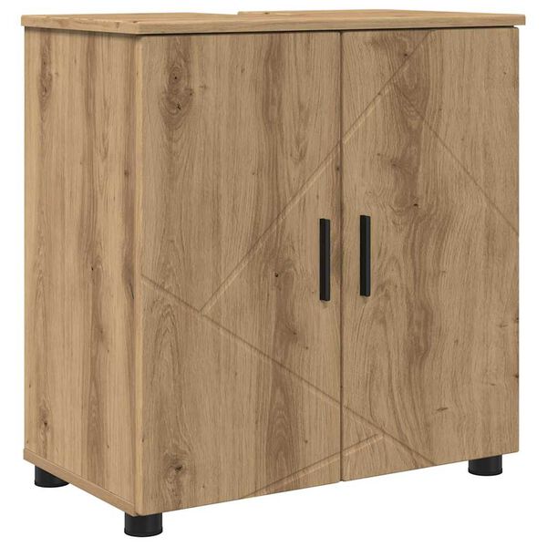 vidaXL Badkamer Kast met opslag Artisan Eiken 61 x 35 x 64 cm