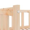 vidaXL Slaapbank uitschuifbaar massief grenenhout 2x(90x200) cm
