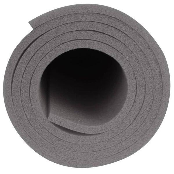 Avento Fitness-/yogamat grijs 160x60 cm PE 41VG-GRI-Uni