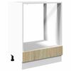 vidaXL Ovenkast 60x46x81,5 cm spaanplaat sonoma eikenkleurig