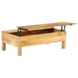 vidaXL Salontafel 110x55x35 cm massief mangohout
