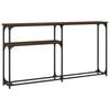 vidaXL Wandtafel 145x22,5x75 cm bewerkt hout bruin eikenkleur