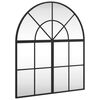 vidaXL Wandspiegel boog 60x70 cm ijzer zwart