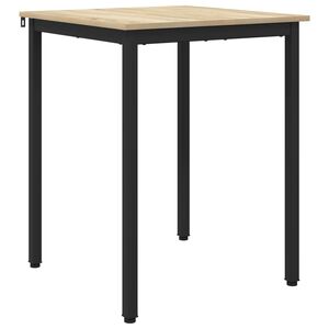 vidaXL Eettafels 60 x 60 x 75 cm Bewerkt hout Sonoma Eiken Vierkant