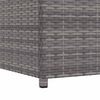 vidaXL Tuinbox 120x50x60 cm poly rattan grijs