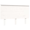 vidaXL Bedframe zonder matras massief grenenhout wit 140x200 cm