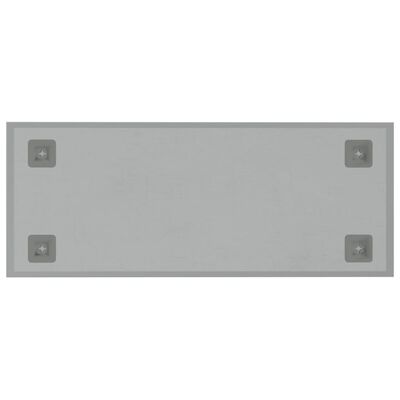 vidaXL Magneetbord voor aan de wand 50x20 cm gehard glas wit