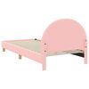vidaXL Bedframe voor kinderen met hoofdbord Roze 80 x 200 cm