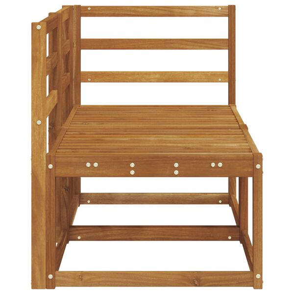 vidaXL Outdoor Midden- en Hoeksalon 2 Stuk Naturel Massief Acaciahout