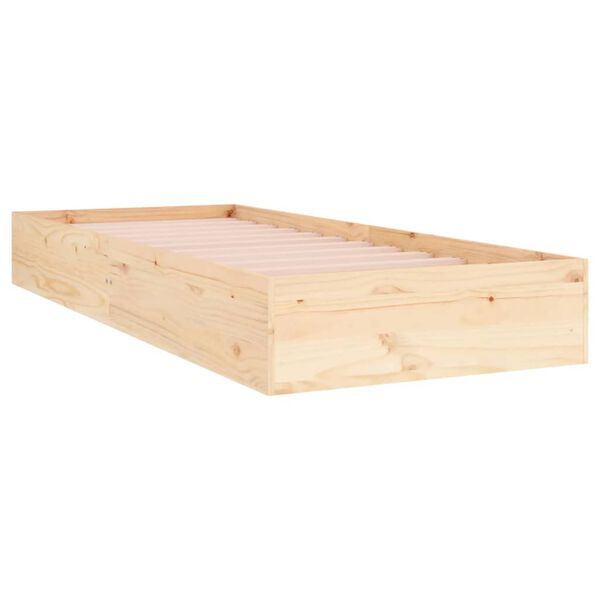 vidaXL Bedframe massief hout 90x190 cm
