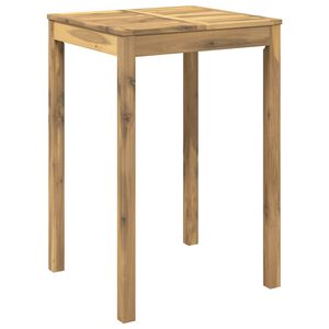 vidaXL Tuinbar Tafel Wit 70 x 68,5 x 105 cm Massief Acaciahout