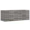 vidaXL Tuinbox 291x100,5x104 cm polyetheen rattan grijs