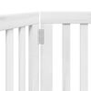 vidaXL Hondenhek inklapbaar 2 panelen 160 cm populierenhout wit