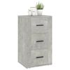 vidaXL Dressoir 40x33x70 cm bewerkt hout betongrijs