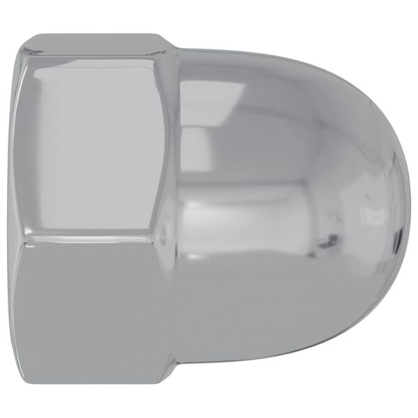 vidaXL Moer 12 pcs Zilver M6 x 10 mm IJzer