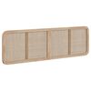vidaXL Hoofdbord met hoofdeinde Naturel 180 x 55 x 3 cm Rattan