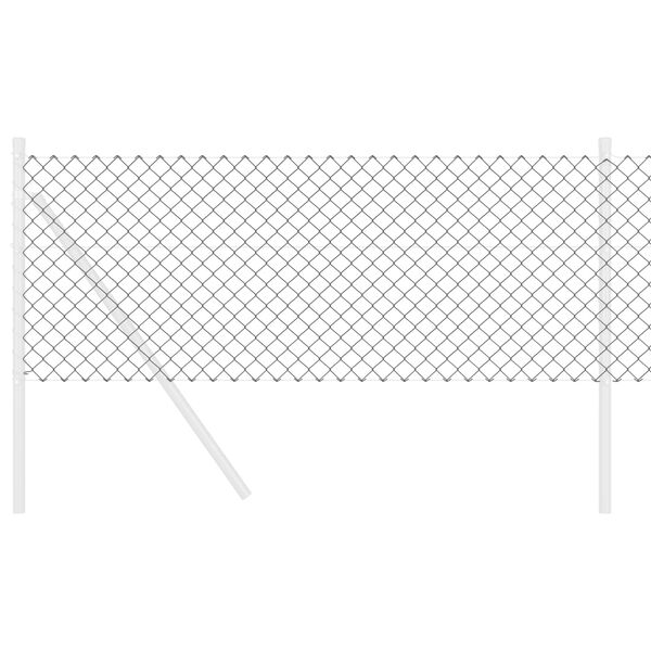 vidaXL Kettenschakelhek Grijs 10 x 0,6 m Staal