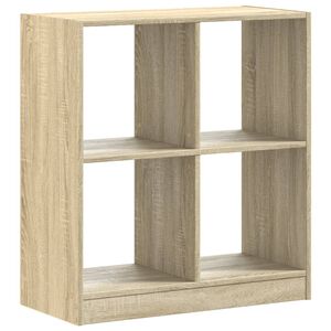 vidaXL Boekenkast 68,5x32x75 cm bewerkt hout sonoma eikenkleurig