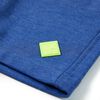Kindershorts met trekkoord 128 gem&ecirc;leerd blauw