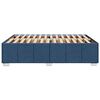 vidaXL Bedframe zonder matras stof blauw 140x200 cm