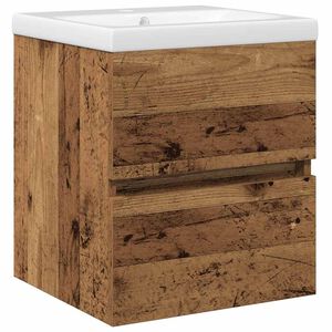 vidaXL Badkamertenk te kast Zwart Eiken 80 x 39 x 62 cm Bewerkt hout