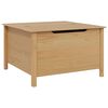 vidaXL Salontafel Honingbruin 79.5 x 79.5 x 49 cm Massief Vurenhout