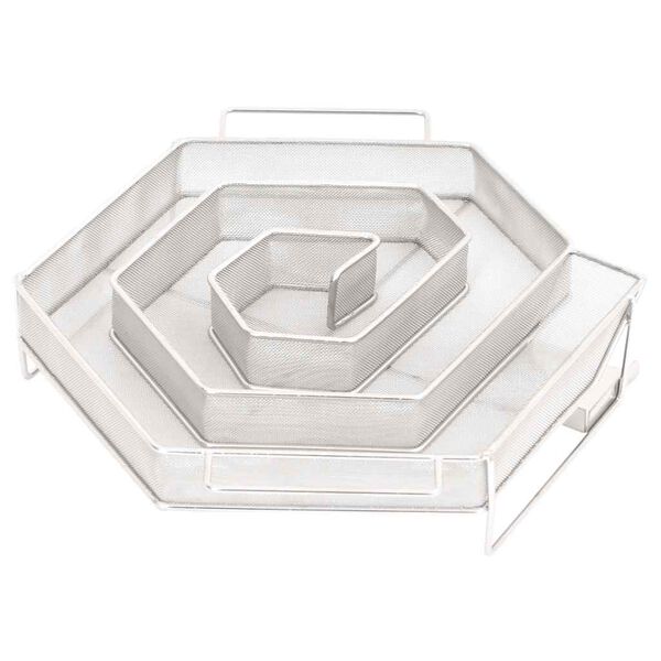 vidaXL Rookgenerator koud 6-hoekig 22,5 cm roestvrij staal