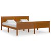 vidaXL Bedframe massief grenenhout honingbruin 180x200 cm