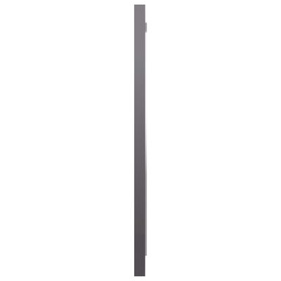 vidaXL Badkamerspiegel 40x1,5x37 cm spaanplaat hoogglans grijs