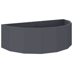 vidaXL Plantenbak Antraciet 120 x 60 x 35 cm Staal