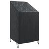 vidaXL Tuinstoelhoes Zwart 70 x 70 x 85 / 125 cm 600D Oxford Stof