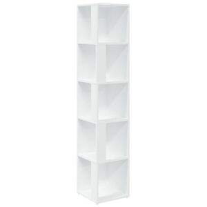 vidaXL Hoekkast 33x33x164,5 cm bewerkt hout wit