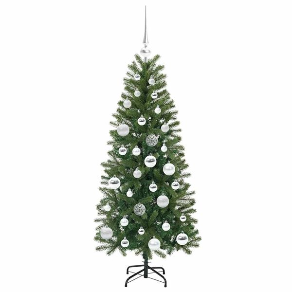 vidaXL Kunstkerstboom met 150 LED met standaard Groen 120 cm PE en PVC