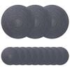 vidaXL Jute placematten 12 st Donkergrijs 100% Tossa Jute
