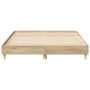 vidaXL Bedframe 2 pcs Sonoma 152 x 203 cm Bewerkt hout
