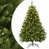 vidaXL Kunstmatige Inklapbare Kerstboom 120 cm 150 LED's Warmwit