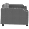 vidaXL Slaapbank 80x200 cm stof donkergrijs
