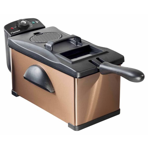 Bestron Friteuse met koude zone AF370CO 2000 W 3,5 L koperkleurig